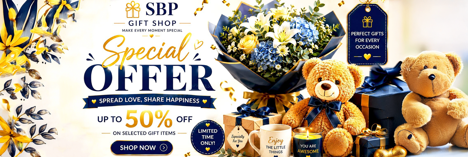 Latest gift offers banner
